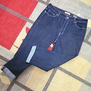 Vintage America Boho jean capris.